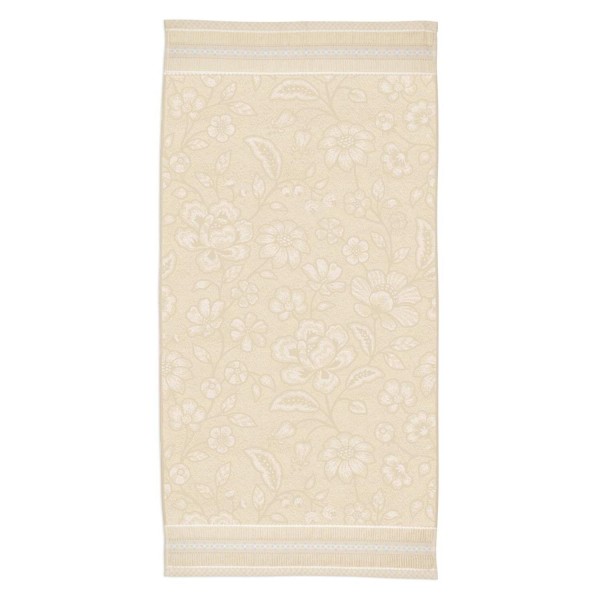 Pip Studio Badehandtuch "Jasmin Jacquard" - 70x140 cm (Sand)