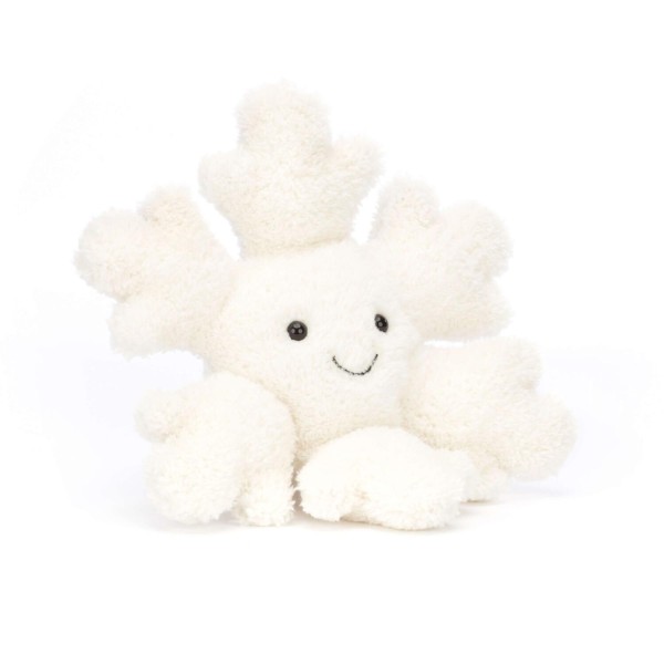 Jellycat Kuscheltier Schneeflocke "Amuseable" - 18 cm (Weiß)