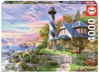 Educa Puzzle "Leuchtturm in Rock Bay" - 4000 Teile