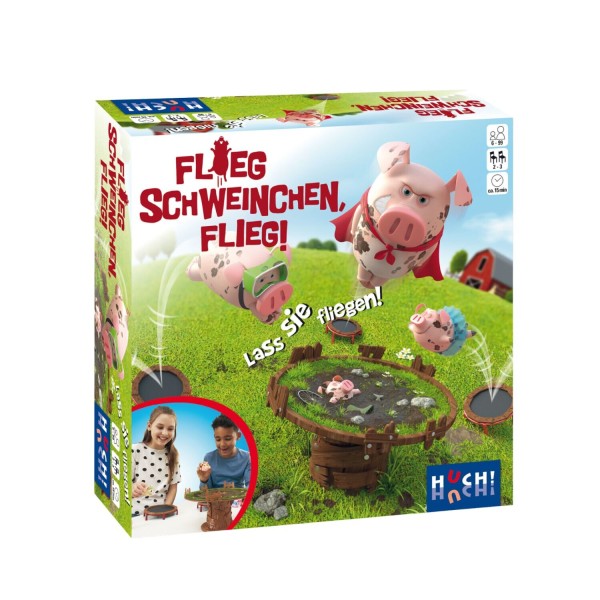 Kinderspiel "Flieg, Schweinchen, flieg" von Hutter Trade Selection