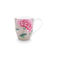 Pip Studio Tasse "Blushing Birds - 450ml (Khaki)