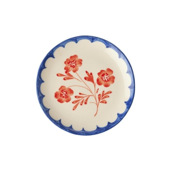 rice Keramik Kuchenteller "Vintage Flower" (Bunt)