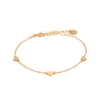 Eulenschnitt Armband "Lisa" - 15-20,5 cm (Gold)