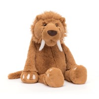 Jellycat Kuscheltier Säbelzahntiger "Stellan" (Braun)