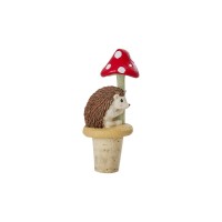 rice Weinstopper "Hedgehog and Mushroom" (Bunt)