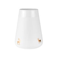 Vase "Poesie - Winterlandschaft" (Weiß/Gold) von räder Design