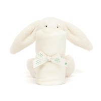 Jellycat Kuscheltier Hase mit Schmusedecke "Bashful" - 34 cm (Cream)