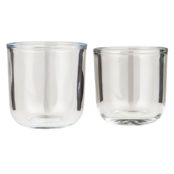 Ib Laursen Vase im 2er-Set (Transparent)