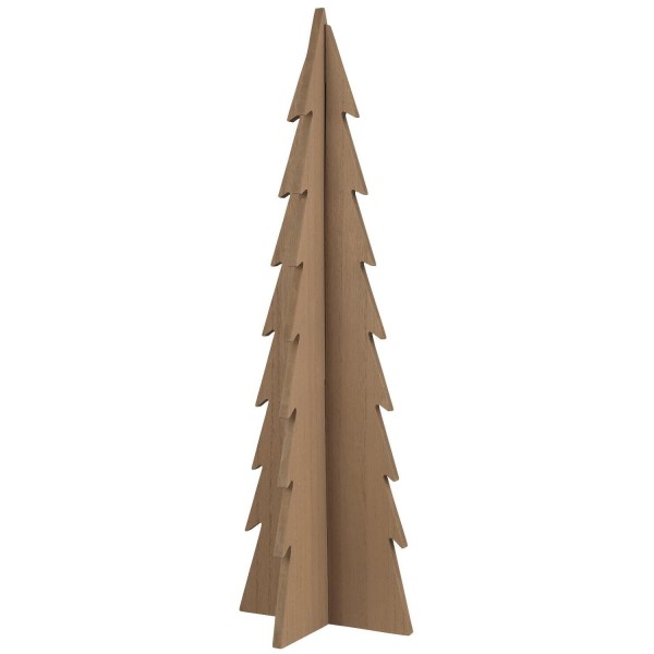 Ib Laursen Holz-Tannenbaum stehend - 17,5x54 cm (Braun)