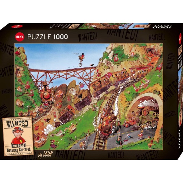 Puzzle "Getaway Car Fred" - 1000 Teile von Heye