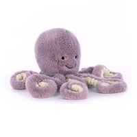 Jellycat Kuscheltier Tintenfisch "Maya Octopus" - Medium (Lila/Creme)