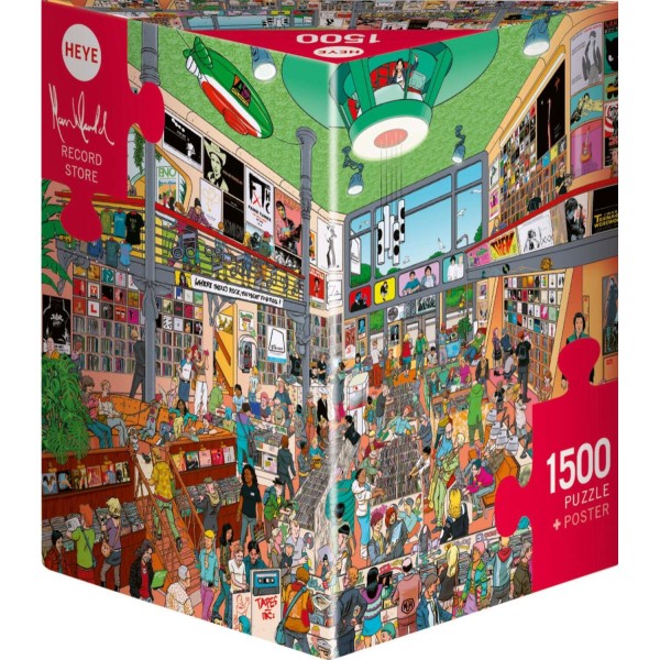 Puzzle "Record Store" - 1500 Teile von Heye