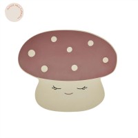 OYOY Mini Tischset "Pilz" - 43x35 cm (Offwhite/Rot)