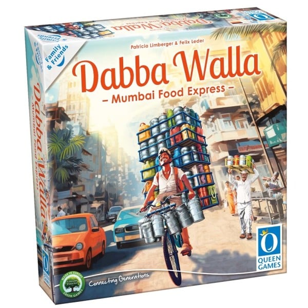 Gesellschaftsspiel "Dabba Walla" von Queen Games