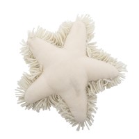 Bloomingville Kissen "Star" - 45x45 cm (Natur)