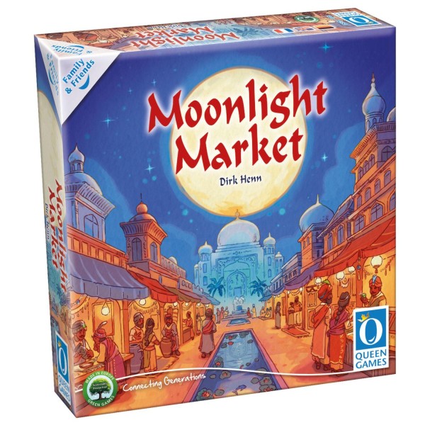 Gesellschaftsspiel "Moonlight Market - Family & Friends" von Queen Games