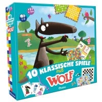 Kinderspiel "10 Klassische Spiele mit Wolf" von AUZOU