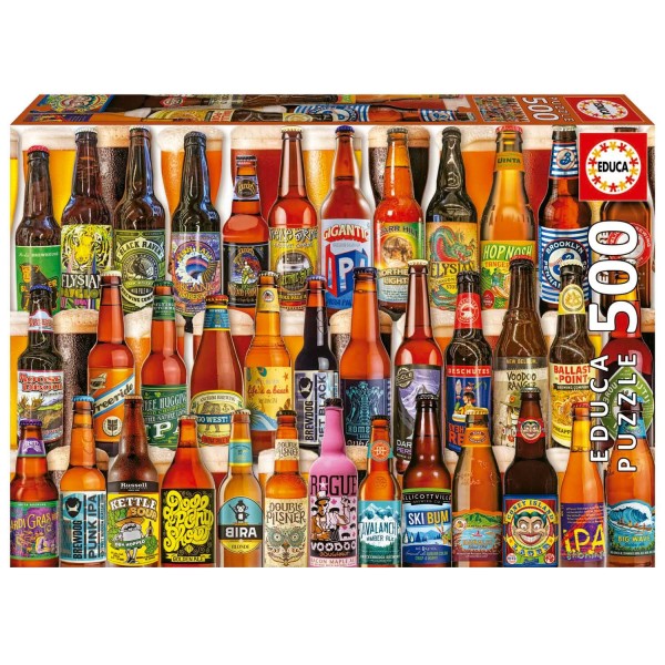 Educa Puzzle "Craft Biere" - 500 Teile