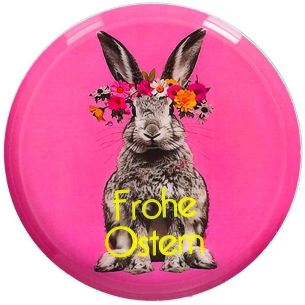 Dekotablett "Love Trays - Frohe Ostern" - XS (Rosa) von Gift Company