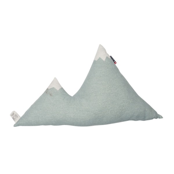 Kissen "Silvretta - Berg" - 40x65 cm (Glasgrün) von David Fussenegger