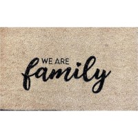 Fußmatte "We are family" (Natur) von Gift Company