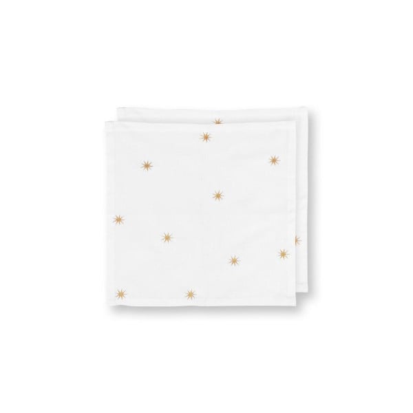 Pip Studio Stoffservietten "Stars" im 2er-Set - 40x40 cm (Gold)