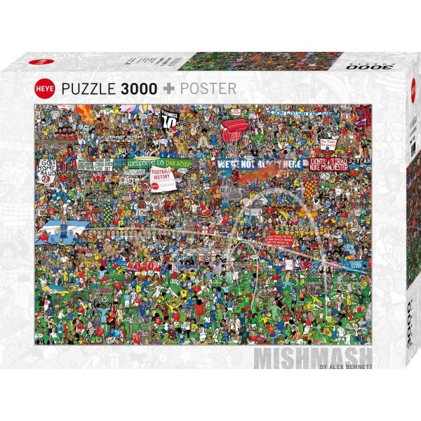 Puzzle "Football History" - 3000 Teile von HEYE