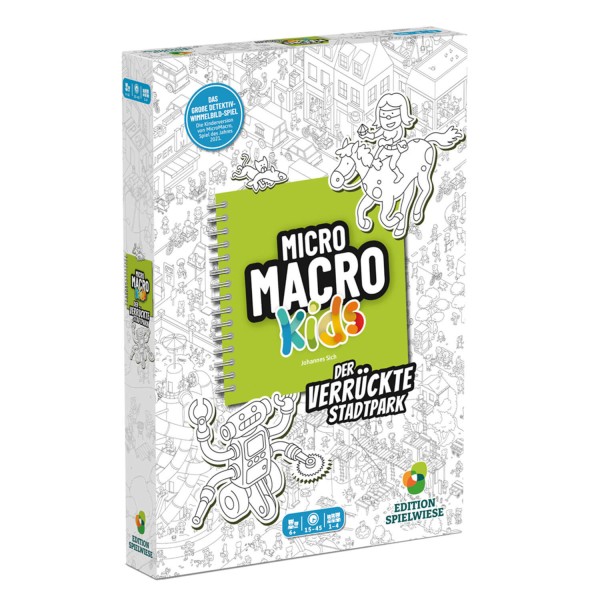 Gesellschaftsspiel "MicroMacro Kids: Der verrückte Stadtpark" von Edition Spielwiese