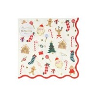 Papierservietten "Jolly Christmas" (Bunt) von meri meri