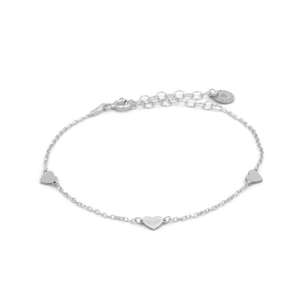 Eulenschnitt Armband "Lisa" - 15-20,5 cm (Silber)