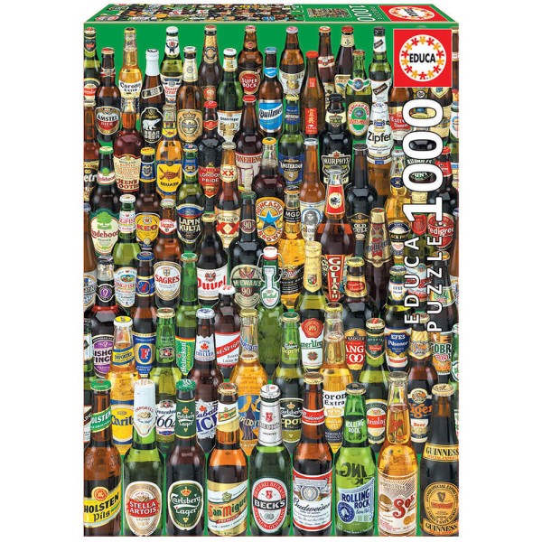 Educa Puzzle "Biere aus aller Welt" - 1000 Teile